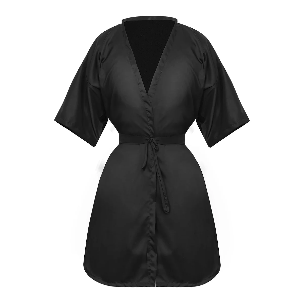 Salon Client Gown Robes Cape Hair Salon Hair Cutting Cape Professional Hair Cutting Smock Kimono Style Beauty Hairdressing Apron