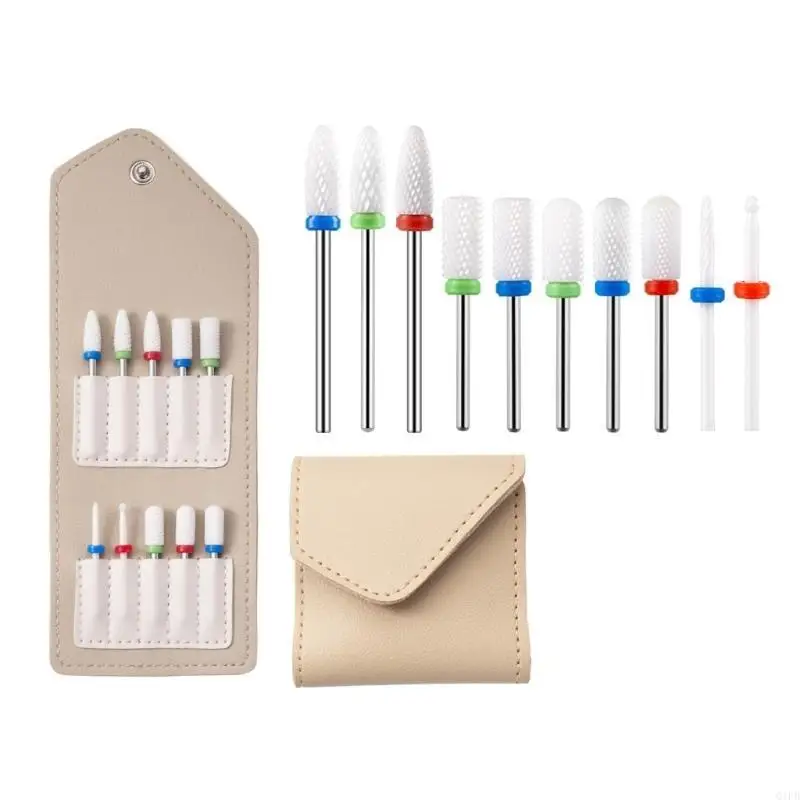 Bit forage à ongles en diamant Q1FB Portable pour conception d'art à ongles machine à forage électrique, manucure,