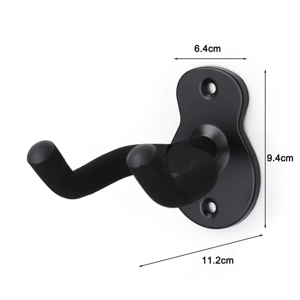 1 Set Musical Guitar Hanger Alloy Guitar Wall Mount Organizer Storage Hook Guitar Hanger Hook Holder Musical Instrument
