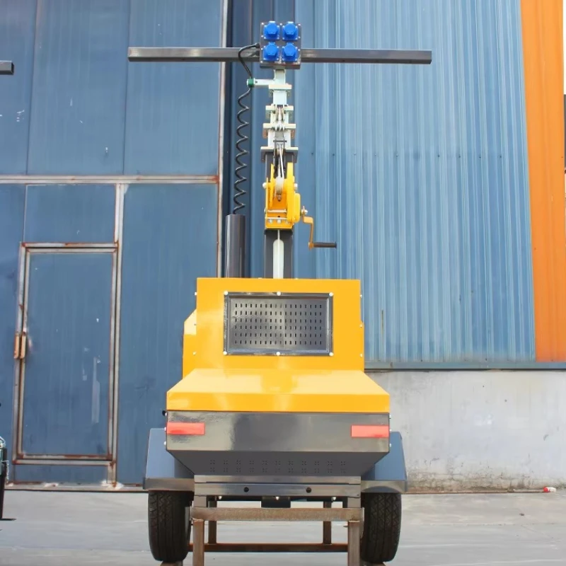 4M~9M Mobile/Trailer LED Hydraulic Diesel Lighting Towers