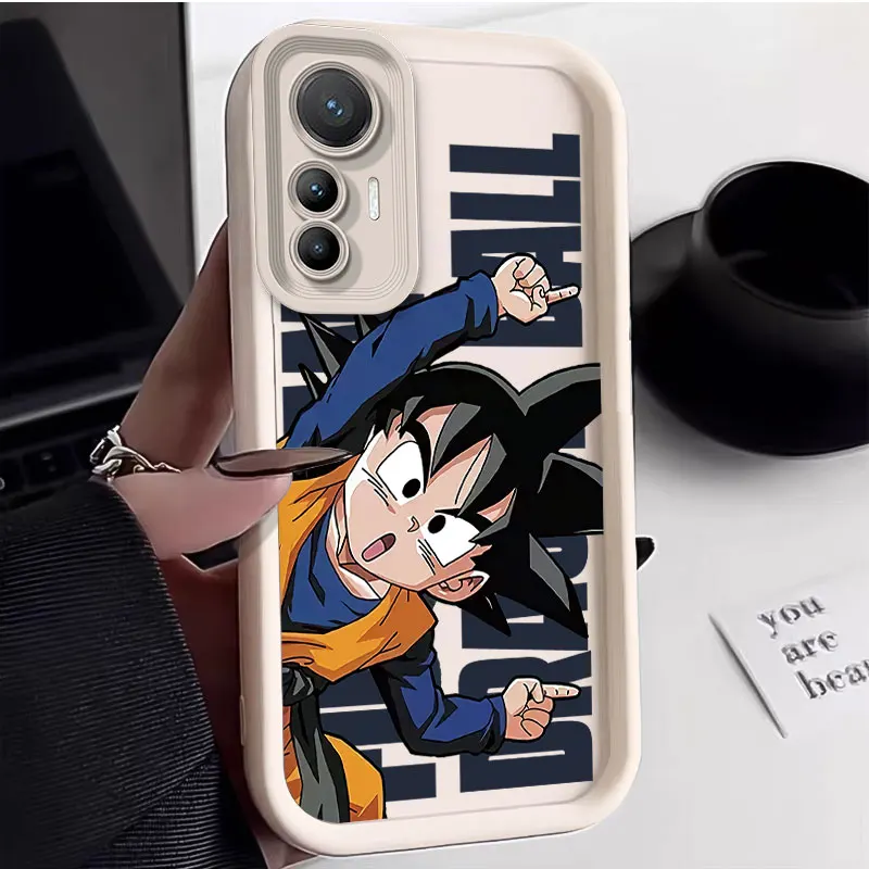 For Xiaomi POCO X6 X5 X4 GT F3 F4 F5 M6 Pro X3 NFC Mi 13T 12T 11T 13 12 11 Lite 5G NE D-Dragon Ball Label Soft Silicone Case