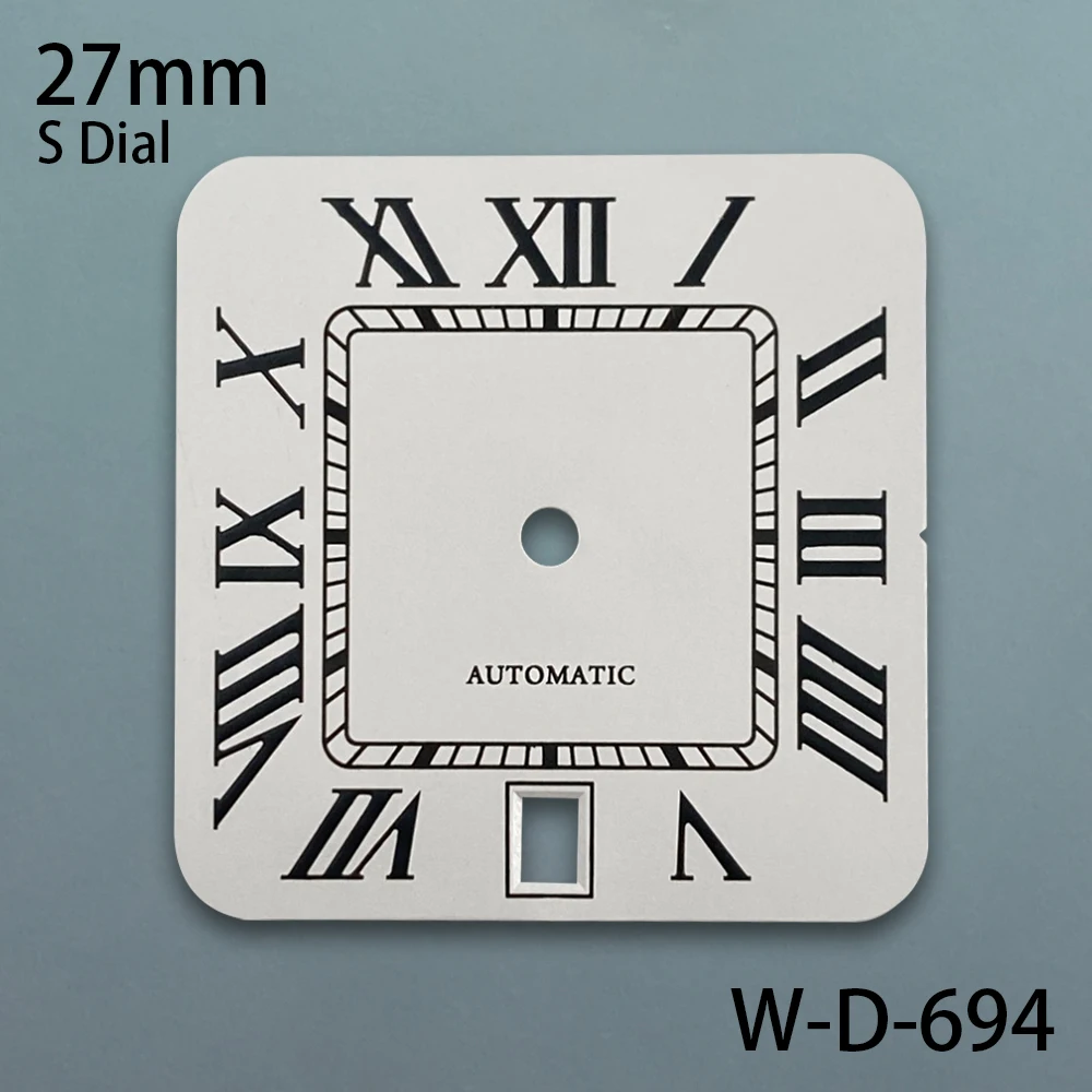 27 мм S логотип Roma кварцевый циферблат подходит для NH35 автоматический механизм 6 часов высококачественные аксессуары для модификации часов