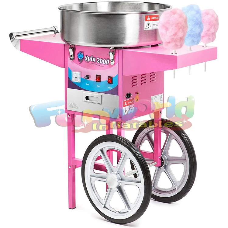 Popular DIY Electric Candy Maker New And Used Auto Cotton Candy Machine For Home And Party Use