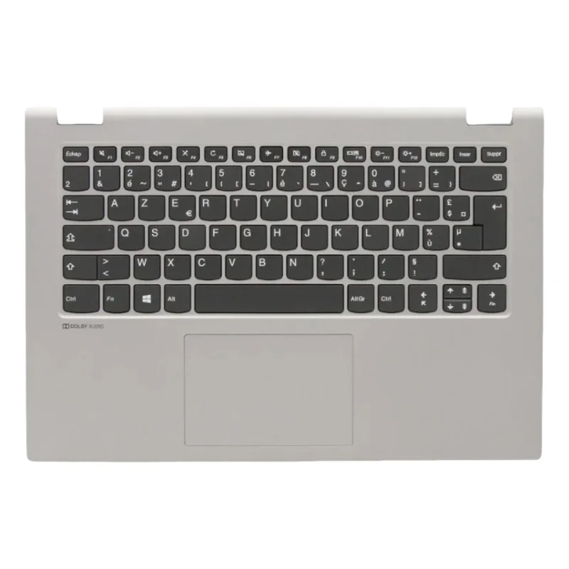 

FR French Keyboard Platinum Grey Upper Case Palmrest Shell Cover For Lenovo Ideapad Flex C340 14 IWL IML API 5CB0S17557