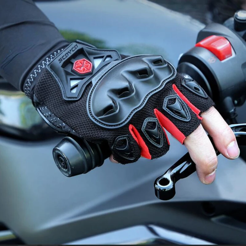 Scoyco Moto Race Gloves Motorcycle Gloves  Knight Full Finger Womens Winter Windproof Motocross Gloves Half Finger gloves