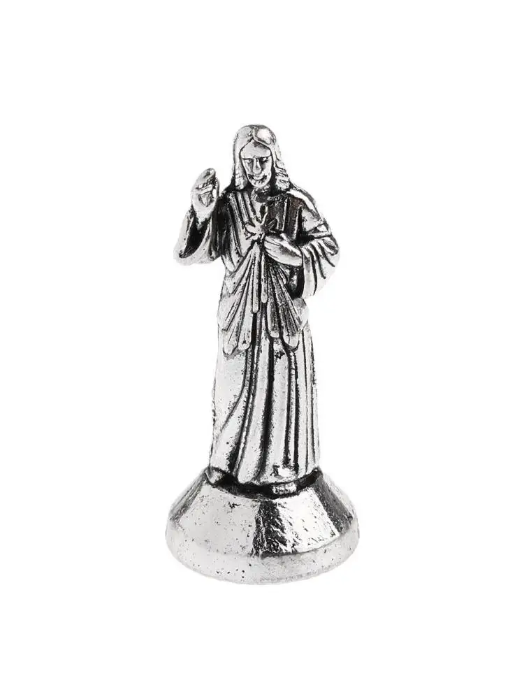 Legering Jezus beeldje magnetische bodem religieus beeld decoratief christelijk object voor gebedsruimte decoratie - afbeelding 2