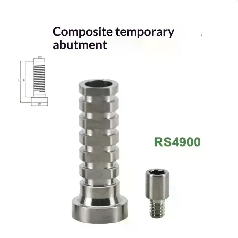 1 Set Prosthetic Screw Retained Abutment Lab Accessories Temporary Cylinder Multi-unit Nobel Biocare