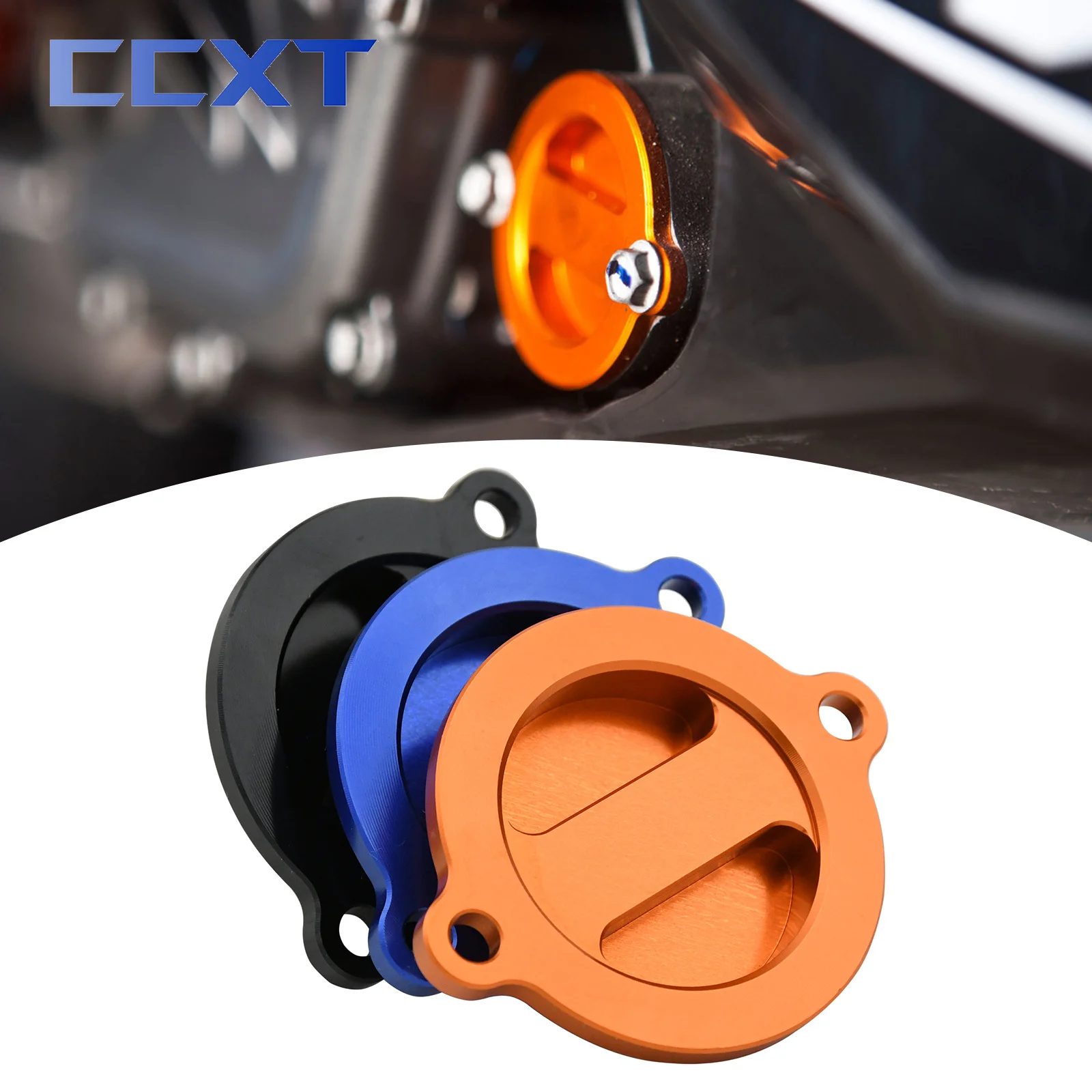 Motorcycle CNC Oil Cap Oil Fuel Filter Cover For KTM XCW EXC SXF XCF 500 450 DUKE 890 790 690 ADVENTURE 1290 Superduke R/GT 2021