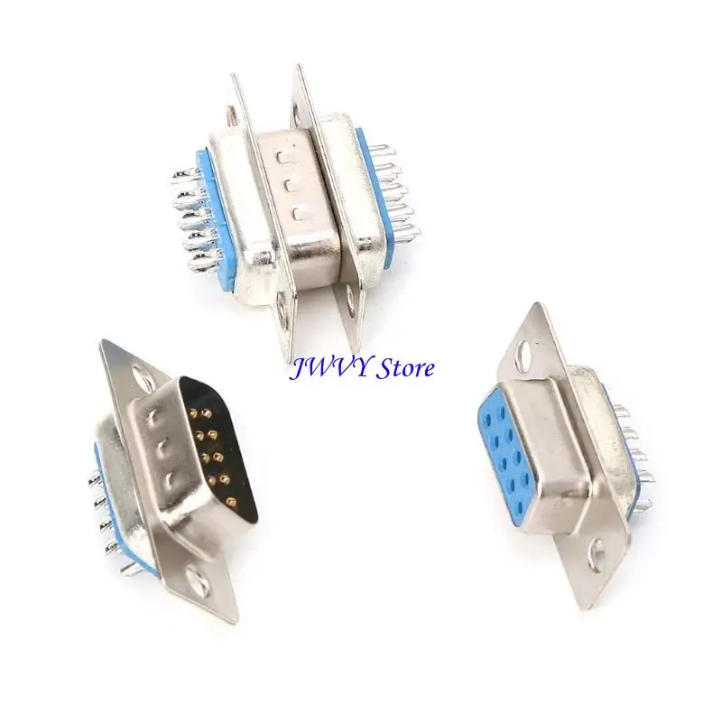 573A 5Pairs DB9 Male and Female RS232 9 Pin Wire Solder Serial Port Plug Connectors