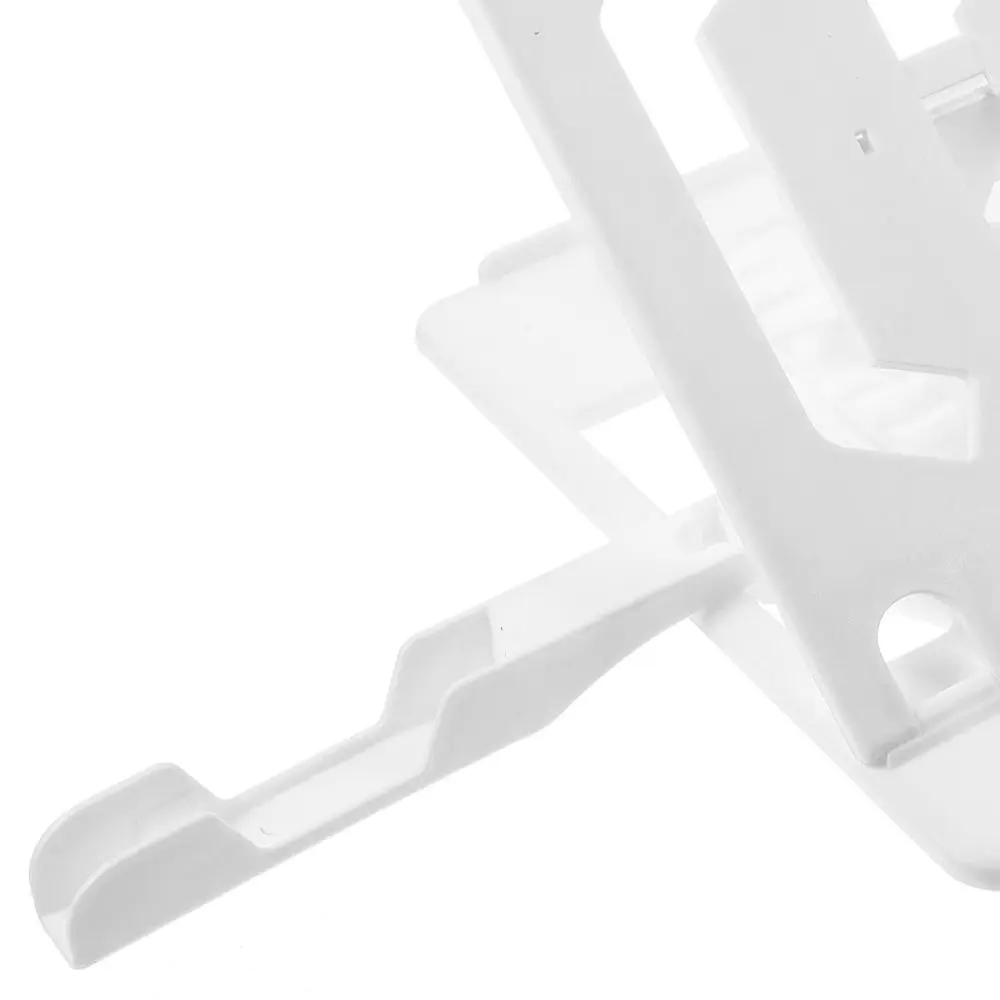 

Plastic Laptop Stand With Phone Holder Non Slip Desktop Holder 2 IN 1 Foldable Ergonomic Laptop Riser Mobile Phone Accessories