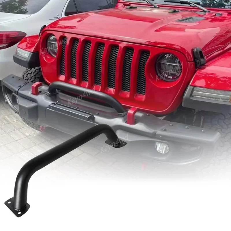 LC4WD 4x4 Exterior Accessories N Tube Bull Bar Fit For 10th Anniversary Front Bumper Stainless Steel  For 2018+ Jeep Wrangler JL