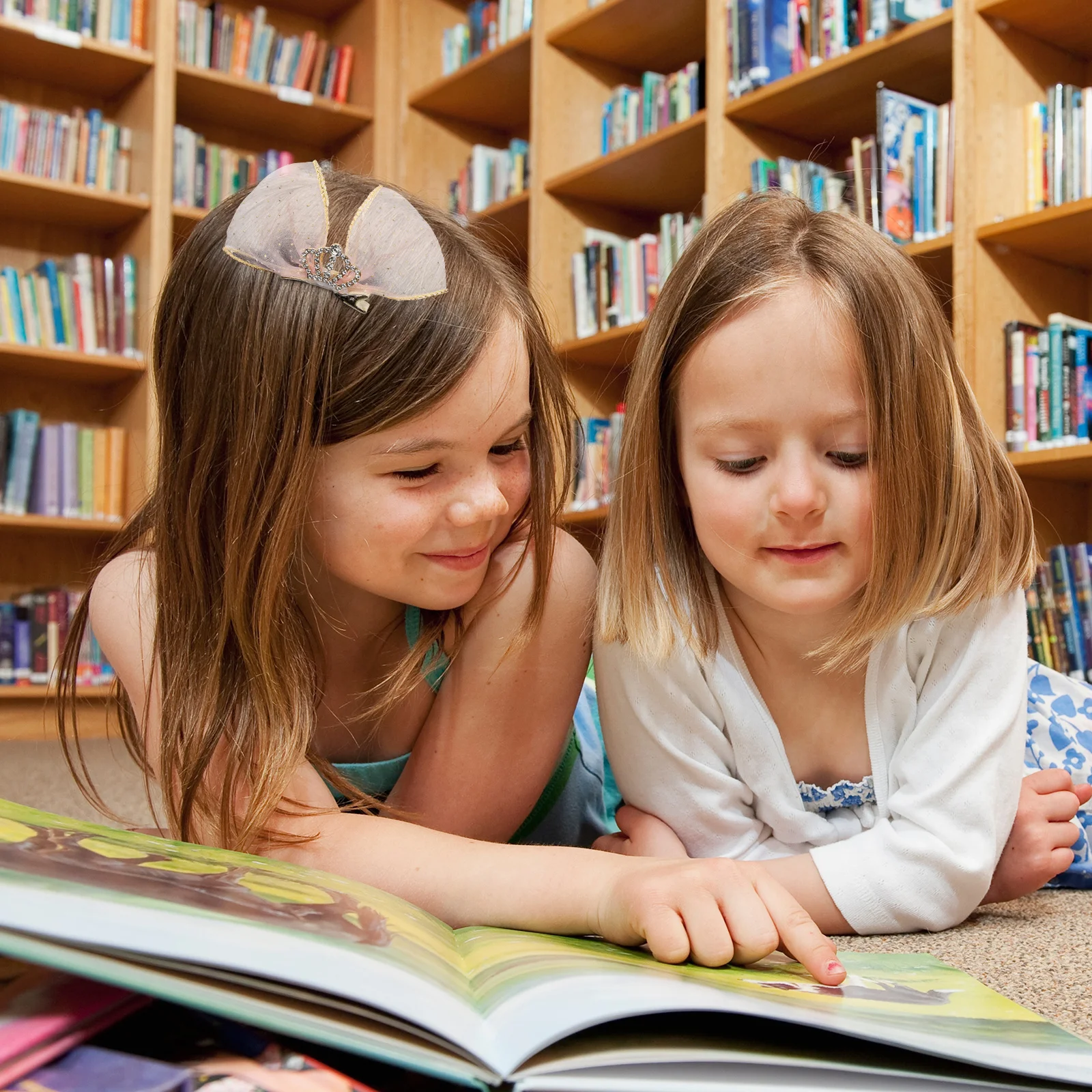 

2Pcs Butterfly Bow Hair Clips Crown Design Lovely Girls Hairpins for Parties Birthday Wedding Daily Wear Hair Accessories