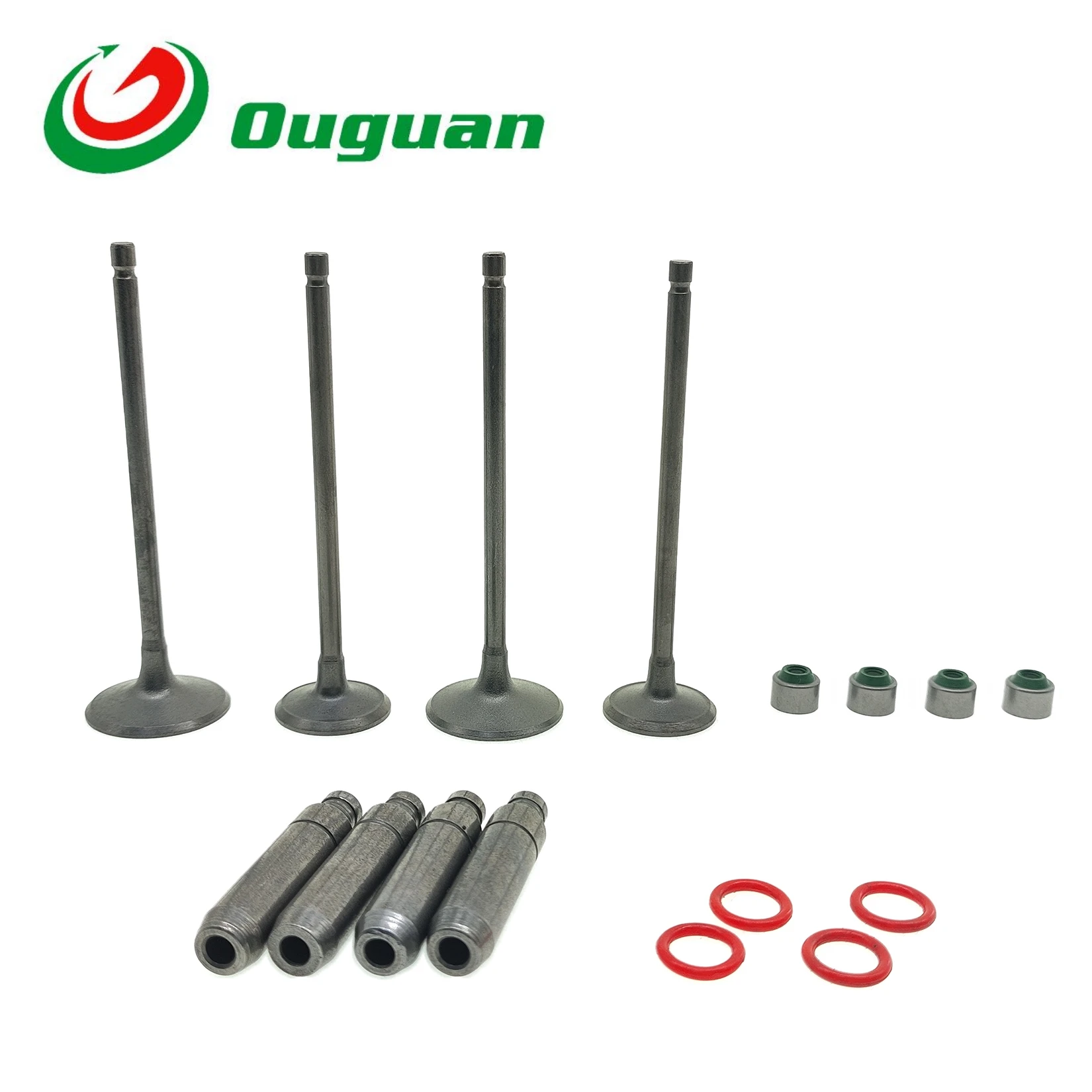 

ouguan for Bajaj Pulsar NS200 200NS AS200 RS200 Rouser NS AS RS 200 Valve Intake Exhaust Stem Guide Pipe Oil Seal