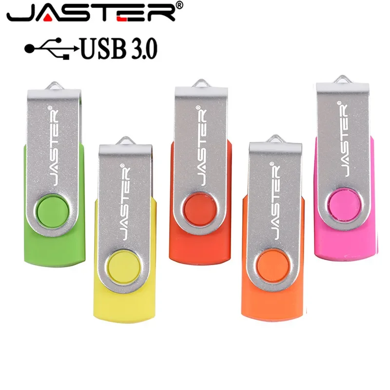 Original JASTER USB3.0 swivel USB flash drive 256GB 128GB 64GB 32GB 16GB 8GB 4GB Pendrive high quality pen drive Cle USB