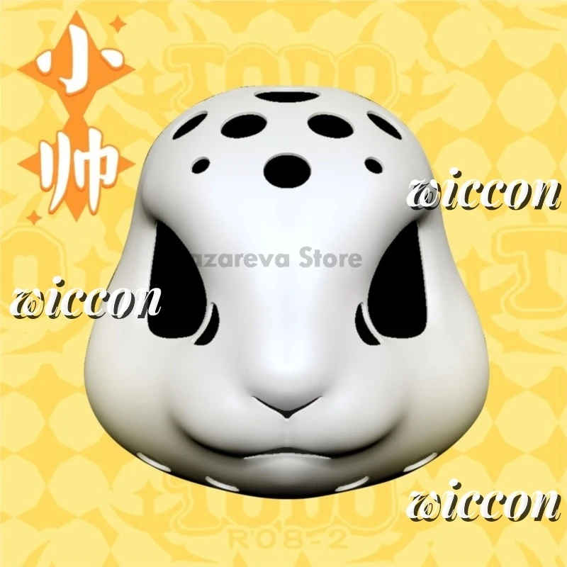 كيمونو Fursuit Headbase الراتنج الأرنب الأرنب فروي قناع الجمجمة الملحقات تأثيري أرنب نمط واقعي Fursuit قناع الجمجمة