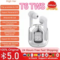 For Lenovo Air T6 TWS Wireless Headphone In Ear Headsets Long Standby Running Bass Sports Earbuds Music Earphone With Mic