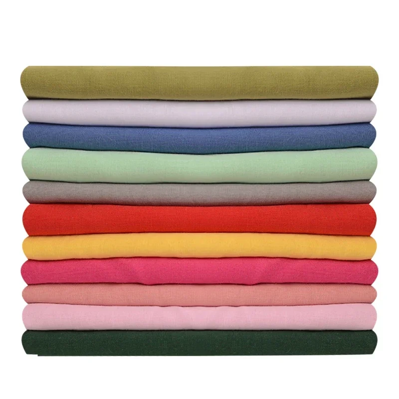 140cmx50cm Pure Cotton Lining Soft Skin-friendly Dress Solid Color Cotton Lining Fabric Baby Cotton DIY Apparel Sewing Fabrics