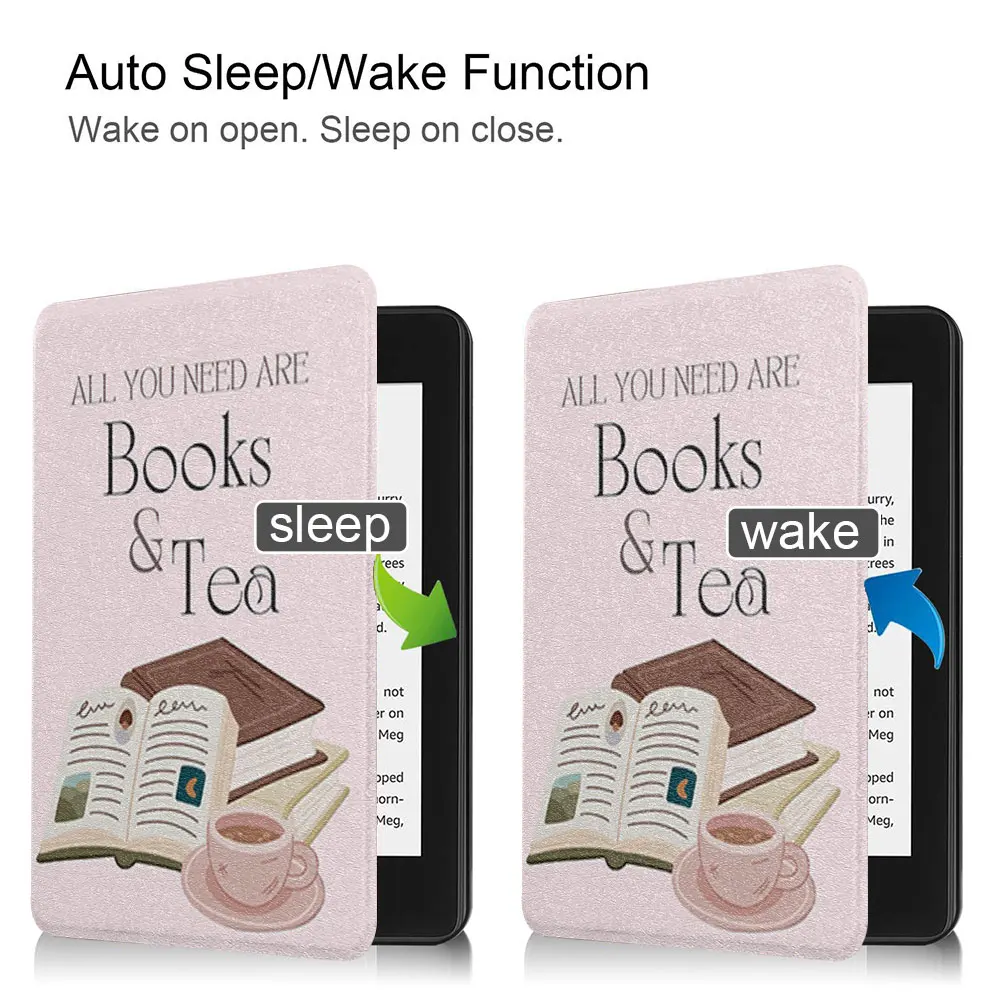 kindle case book pattern kindle basic 10th Gen 2019 6inth Handy kindle for reading kindle paperwhite 10th Gen 2019 6in anti-fall