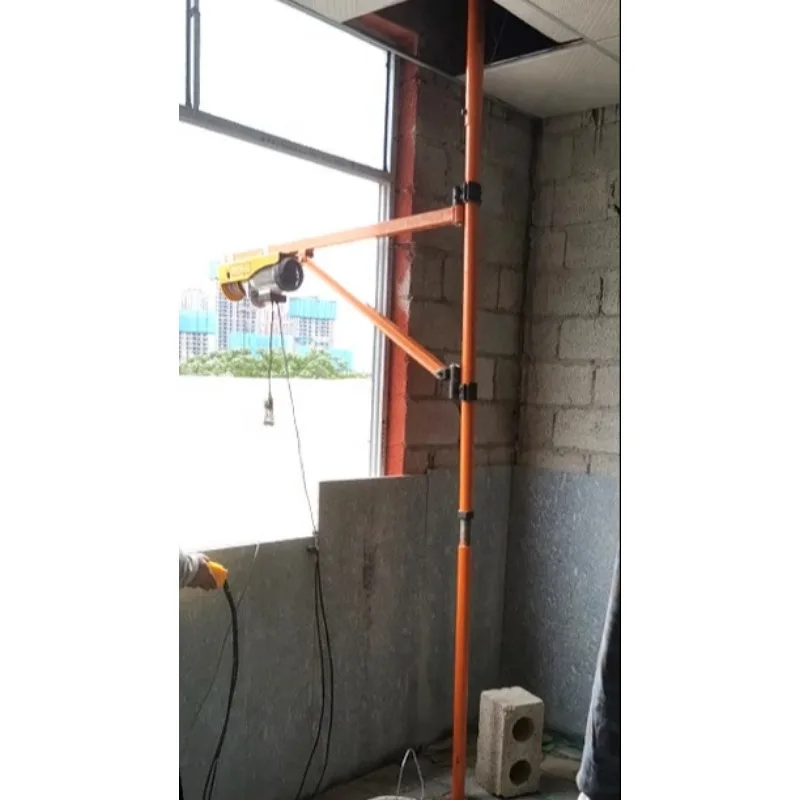 رافعة كهربائية 220 فولت، رافعة منزلية، دعامة عمود رافعة صغيرة للرفع #5