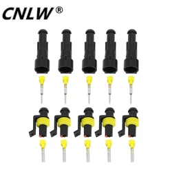 5 Sets 1 Pin 1.5mm Connectors DJ7011-1.5-11/21 Waterproof Electrical Wire Connector,Xenon lamp connector Automobile Connectors