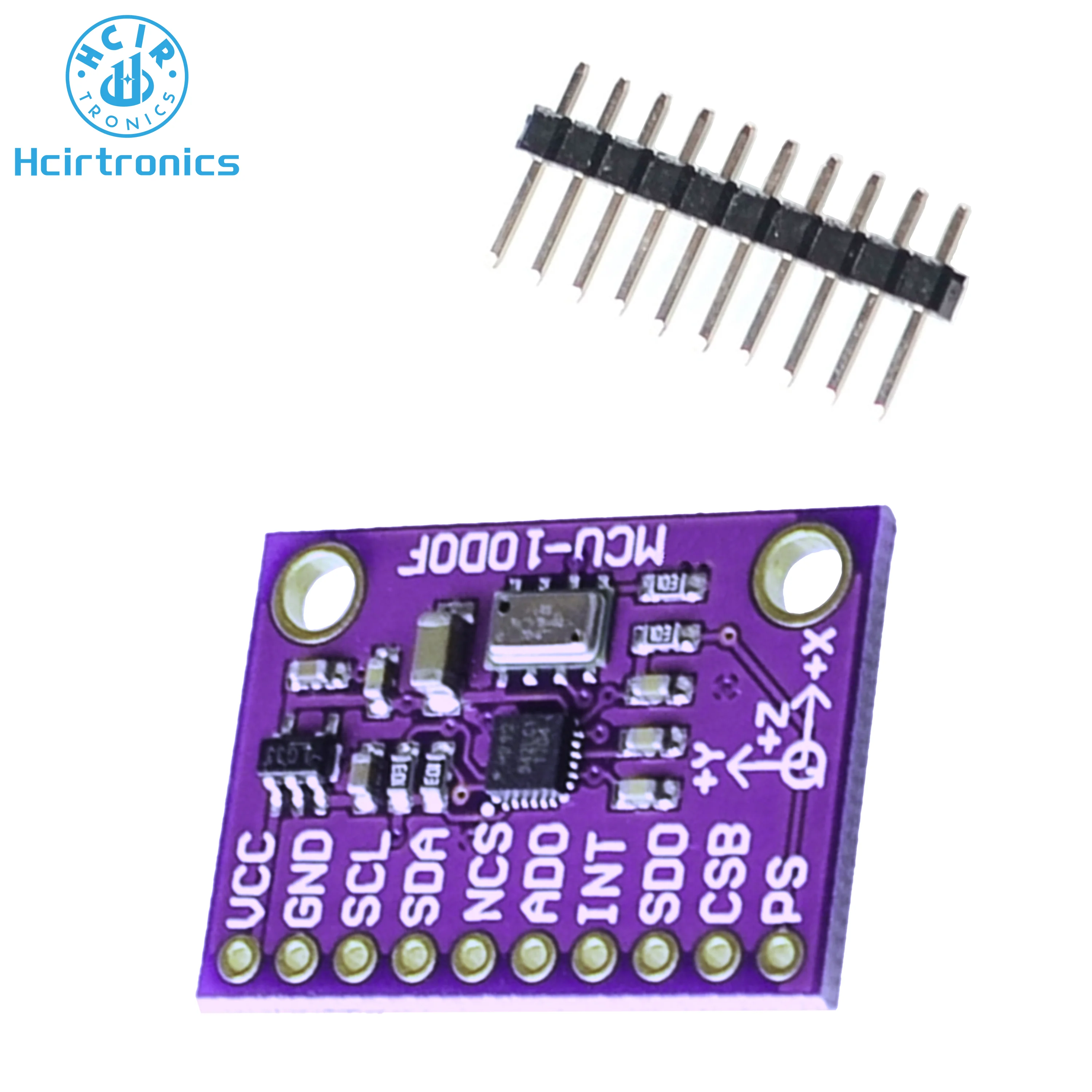 MCU-117 MPU9250/MS5611 High Precision 9-axis 10DOF Attitude Module SPI/IIC Communication