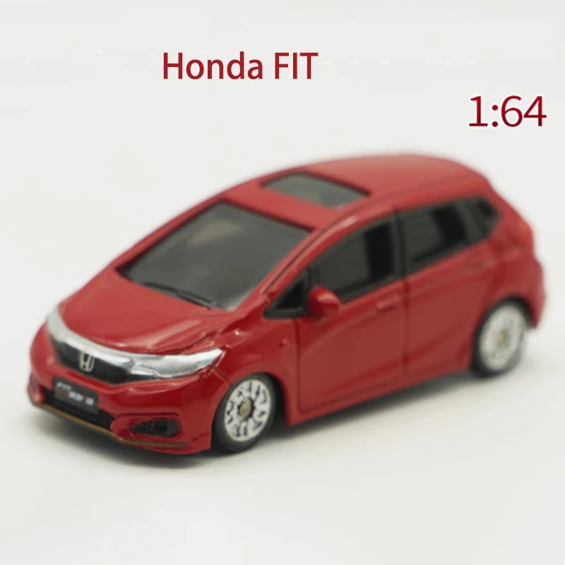 

Diecast 1:64 Scale Honda FIT Alloy Car Model Static Display Collectibles Souvenir Decoration Boy Holiday Gift