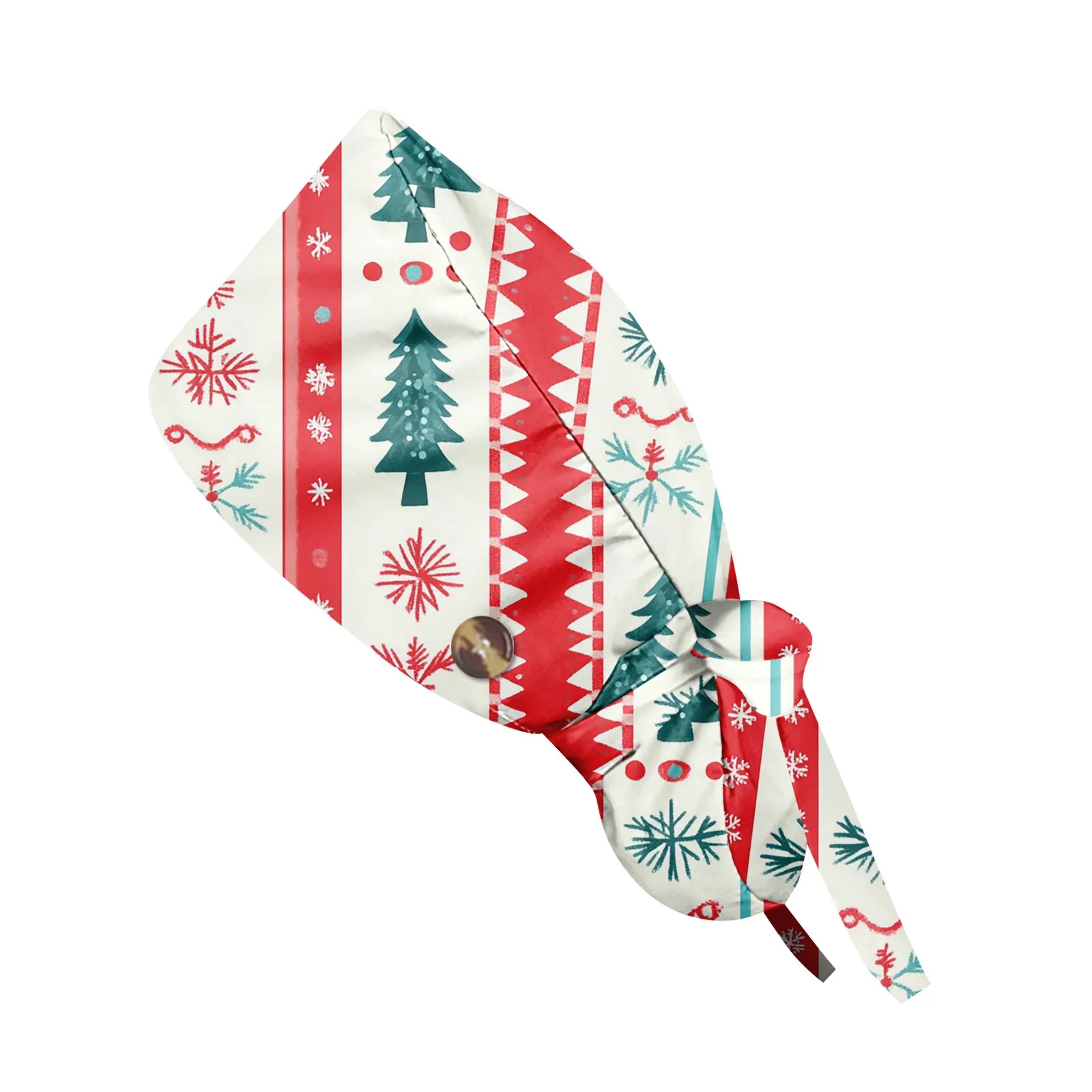 Casquettes de gommage de noël, chapeaux de magasin d'animaux, casquette de nettoyage de beauté, prix de gros, coton, toilettage pour animaux de compagnie, gommage d'allaitement, casquette de travail