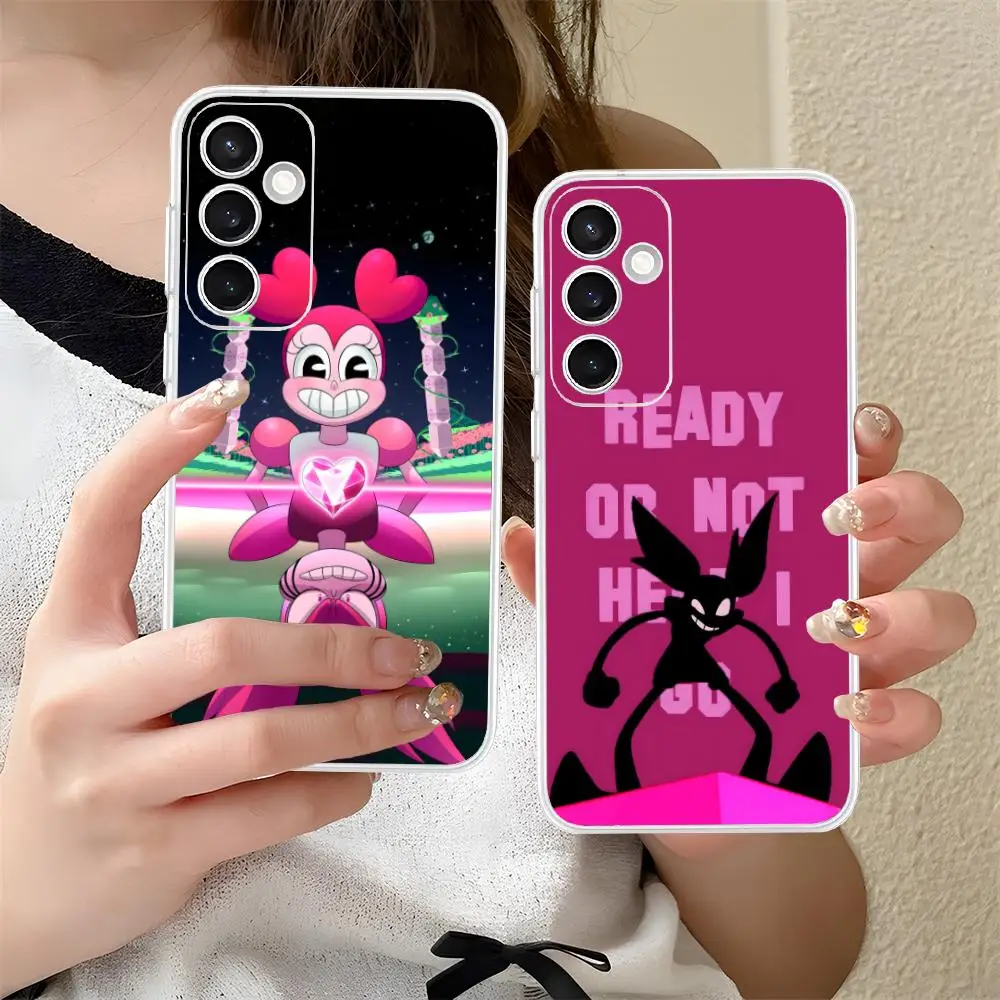 Steven Universe Spinel Phone Case for Samsung Galaxy S25 S24 S23 S22 S21Plus FE Ultra Soft TPU Clear Shockproof Cover