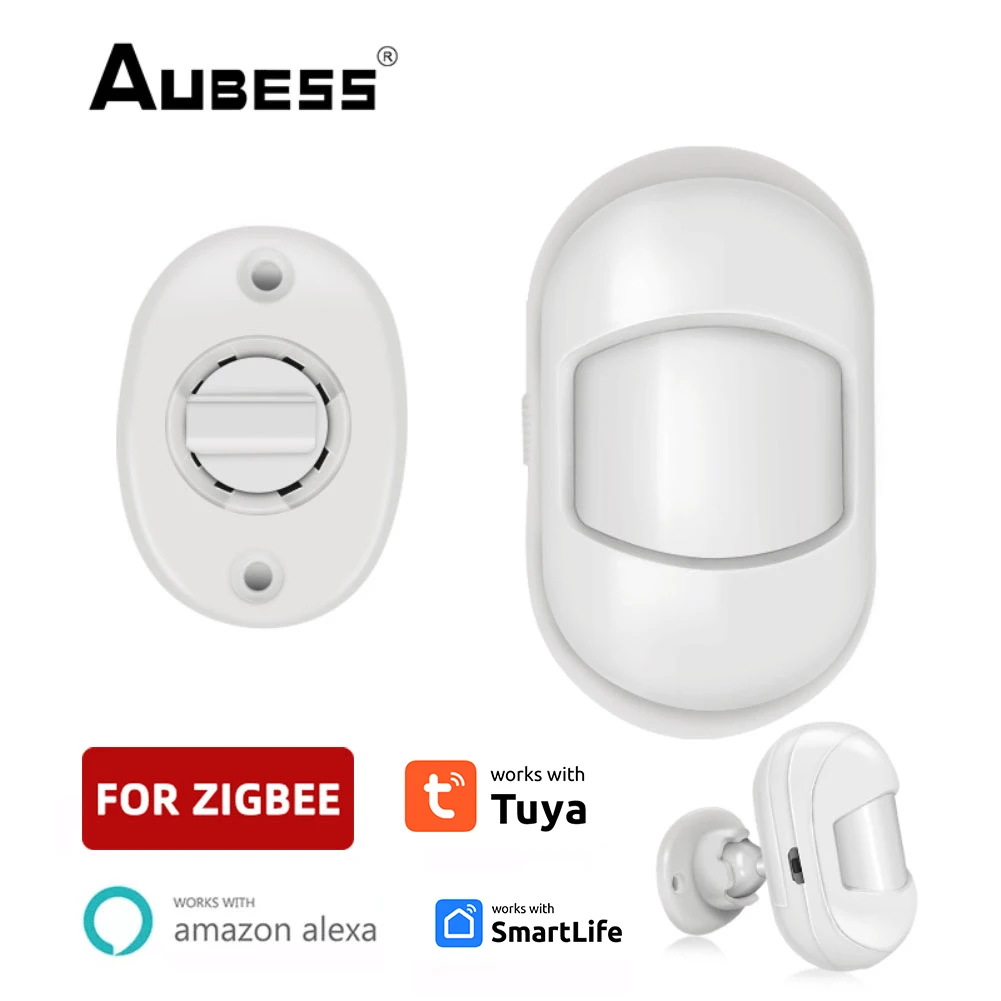 Tuya Zigbee 3.0  Human Motion Sensor Smart Home Mini PIR Sensor  Smart Life  APP Security Protection Detector Works With Alexa