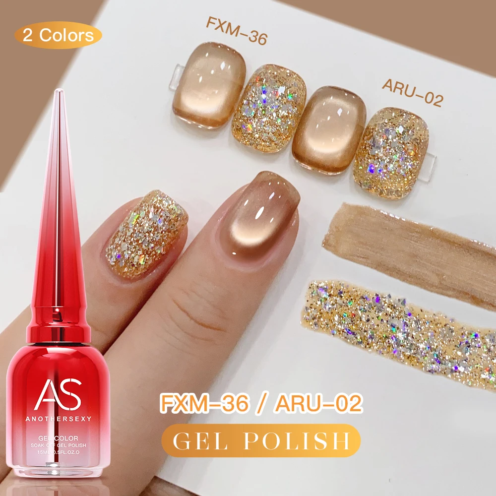 Als 2 Stück 15 ml Moonlight Cat Magnetischer Nagelgellack Glitzer Rosa Silber Semi Permanent French Style Nail Art UV/LED Gel Lack