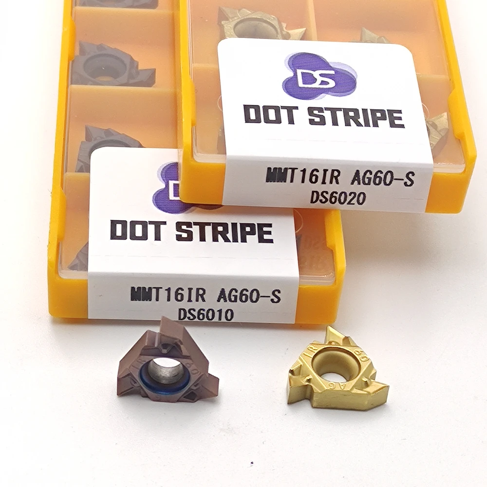 Inserto filettato MMT 16IR 16ER AG60-S Inserto in metallo duro pressato Utensile per tornitura Parti per tornitura di macchine utensili CNC