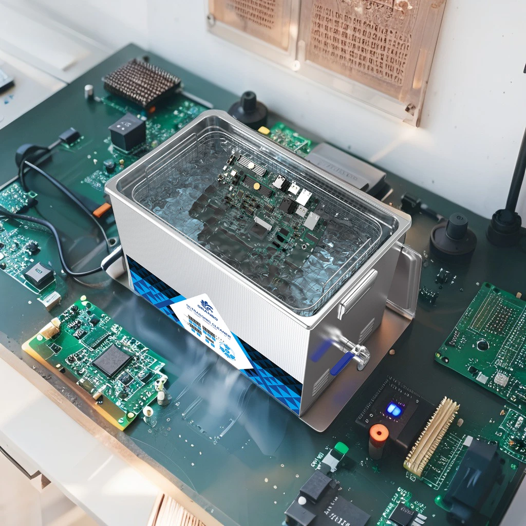 

Granbo 30L 800W Multi-Frequency Mixing & Emulsification Tank Digital Degas Sweep Pulse Ultrasonic Cleaner