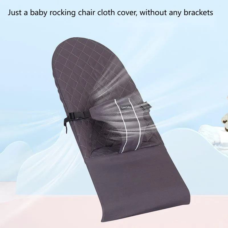 Universal Baby Rocking Chair Cloth Cover 600D Cotton Linen Adjustable Buckle Baby Chair Accessories Breathable Wash Cloth Cover