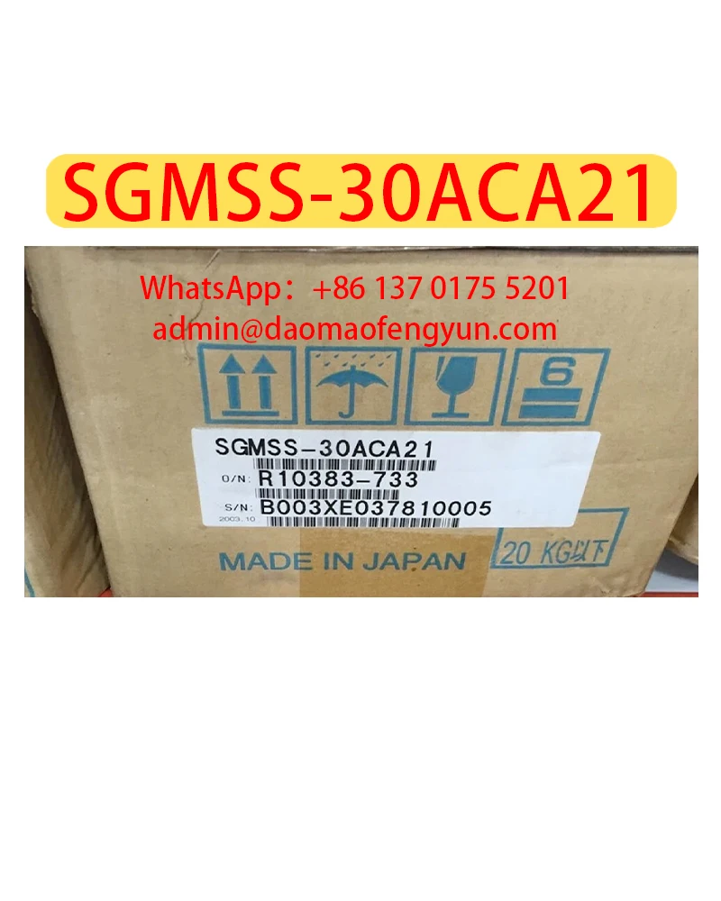 SGMSS-30ACA21 Brand New Servo Motor，SGMSS 30ACA21 Servo Motor，Fast shipping