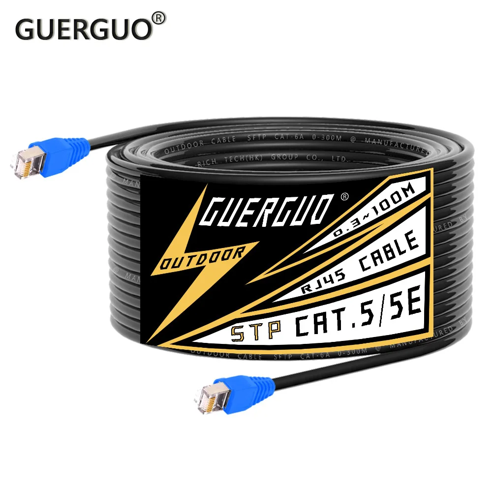 

0.3M-100M Cat5 Ethernet Cable Cat5E STP/SFTP Network Lan Cable for Router RJ45 Laptop TV Box Network Cable Patch Cord