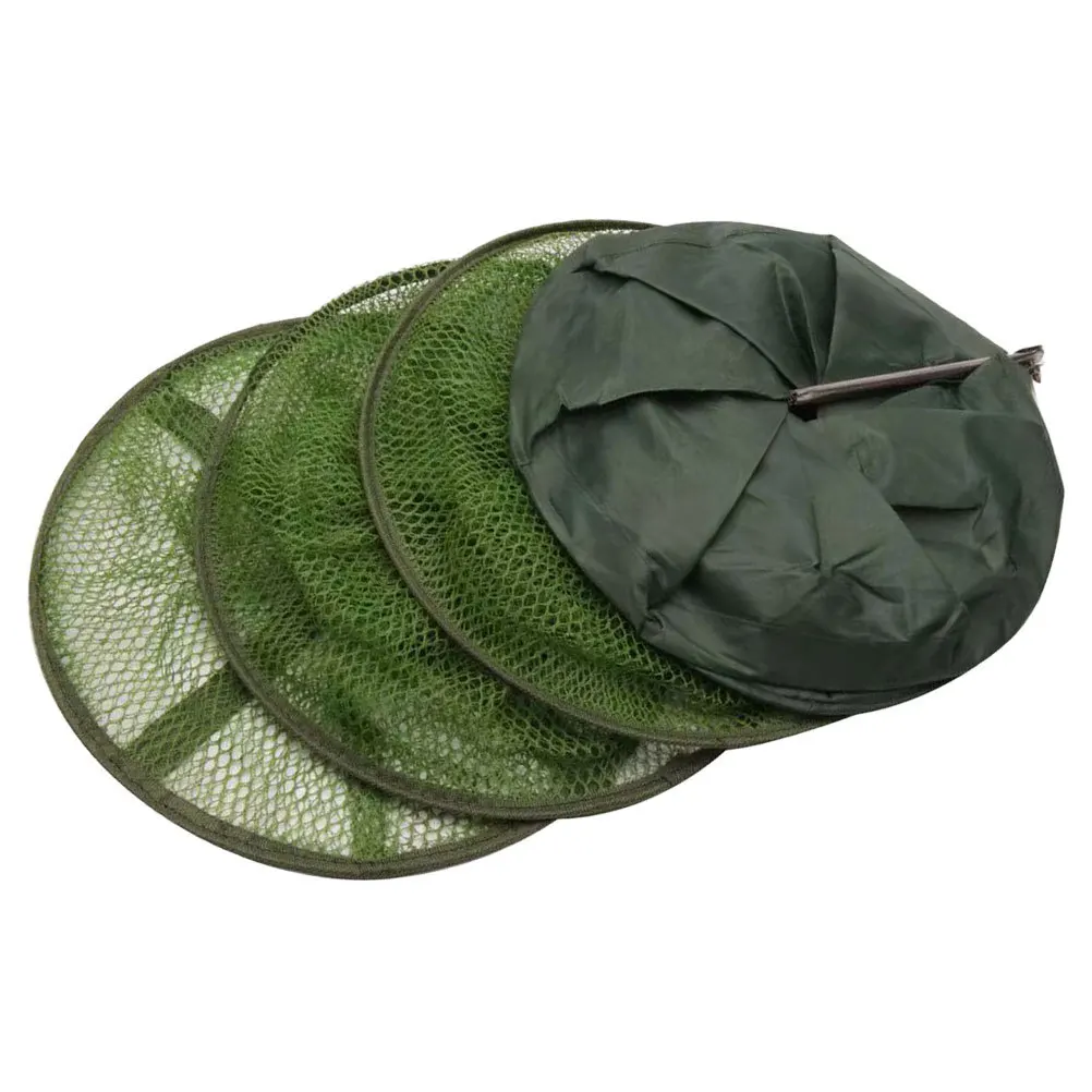 

Foldable Net Fish Storage Netting Wear-Resist Material Ground Peg Design Compact Lightweight For Live Fish Catching Folding