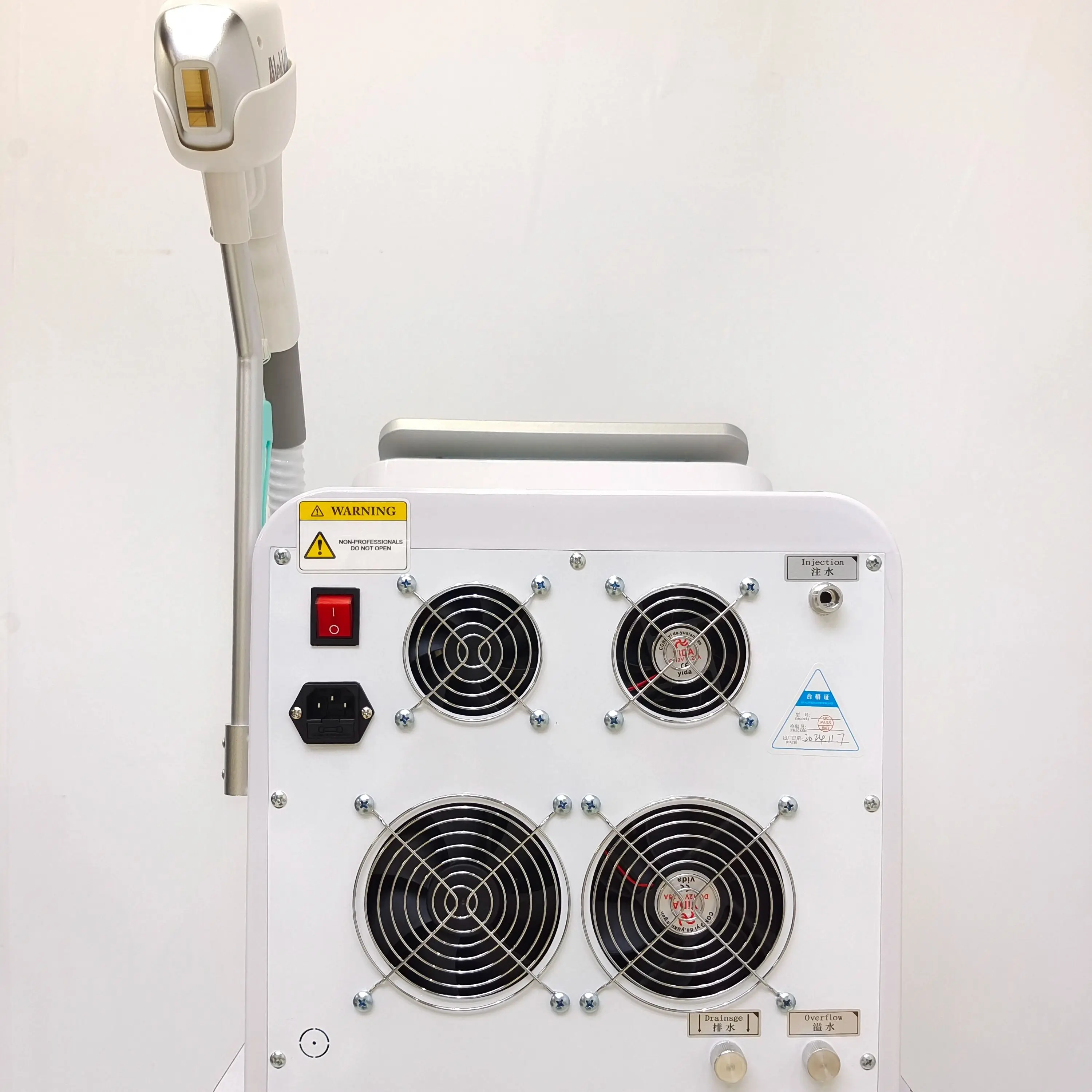 11.11 بيع 2026 4000 واط سوبرانو ديود آيس تيتانيوم آلة إزالة الشعر بالليزر مع 4 أطوال موجية جهاز إزالة الشعر الكسندريت