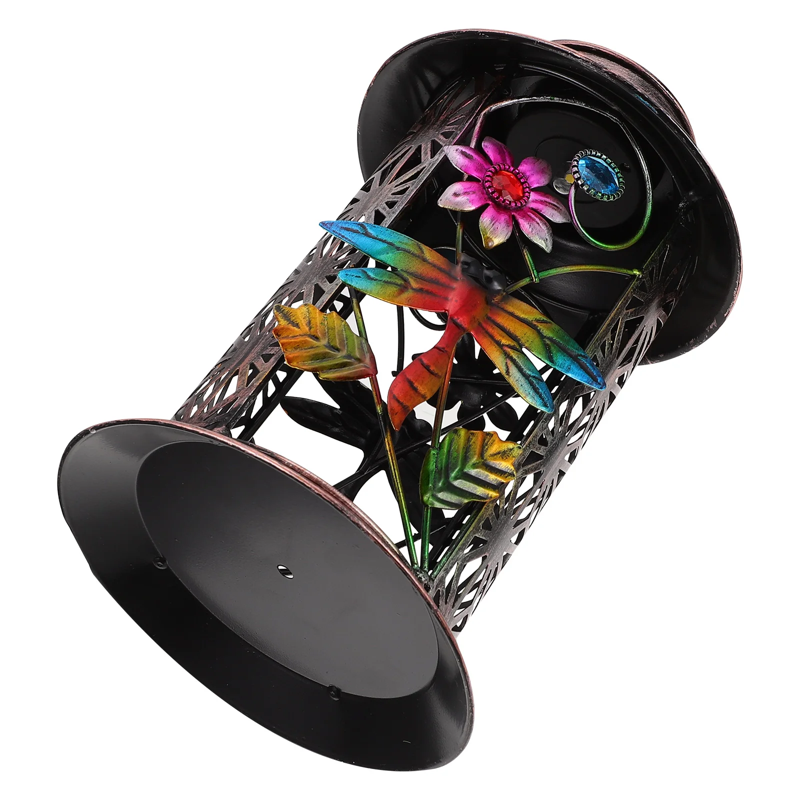 

Solar powered Lantern Vintage Built in for Garden Yard Decoration Hanging Outdoor Lighting Solution L scape