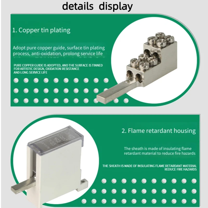 Picture 7: Air Switch Junction Box, One in and Multiple Out Terminals, Multi-purpose Splitting Artifact, Small Circuit Breaker Junction Box