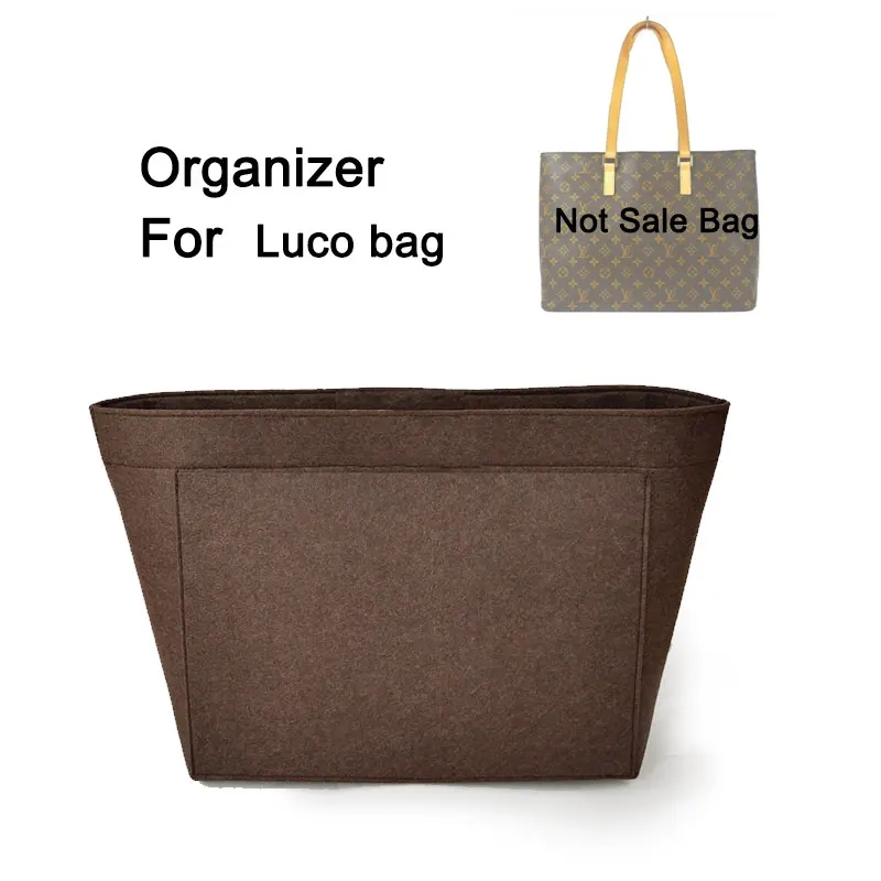 Handbag Organiser Divider Shaper Protector Purse insert Bag Organizer Fit for Luco Bag 40-46x30x10cm