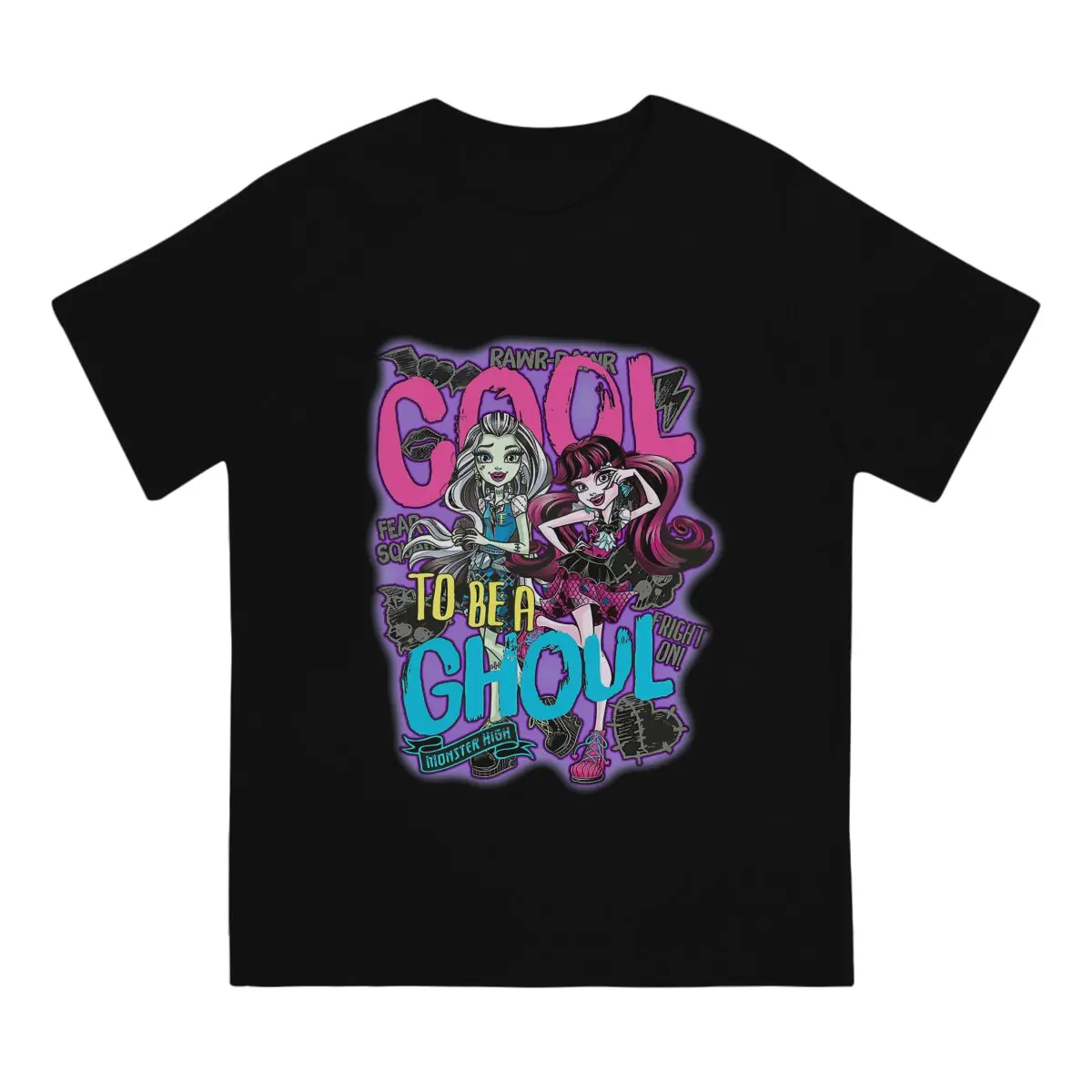 CORE COOL TO BE A GHOUL T Shirt Men Vintage T-Shirt Crew Neck Monster High Tees Short Sleeve Tops Party