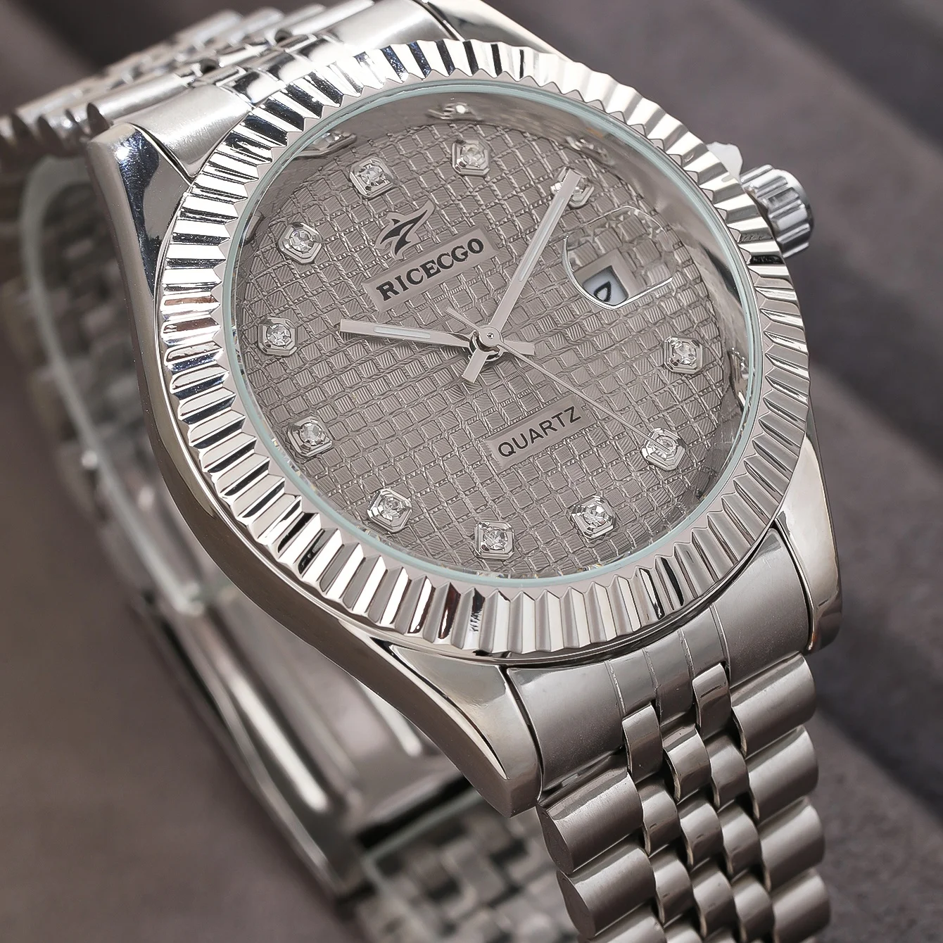 Classic Men\'s Quartz Watch High Quality Luxury Round Business Student Sport Wristwatch Relogio Stainless Steel Date Clock
