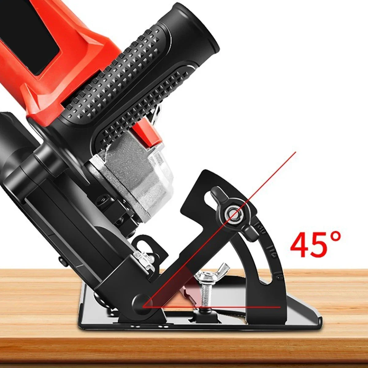 Hand Angle Grinder Converter To Cutter 40mm Depth Adjustable Grinder Bracket To Cutting Woodworking Table Tool with Guide Ruler