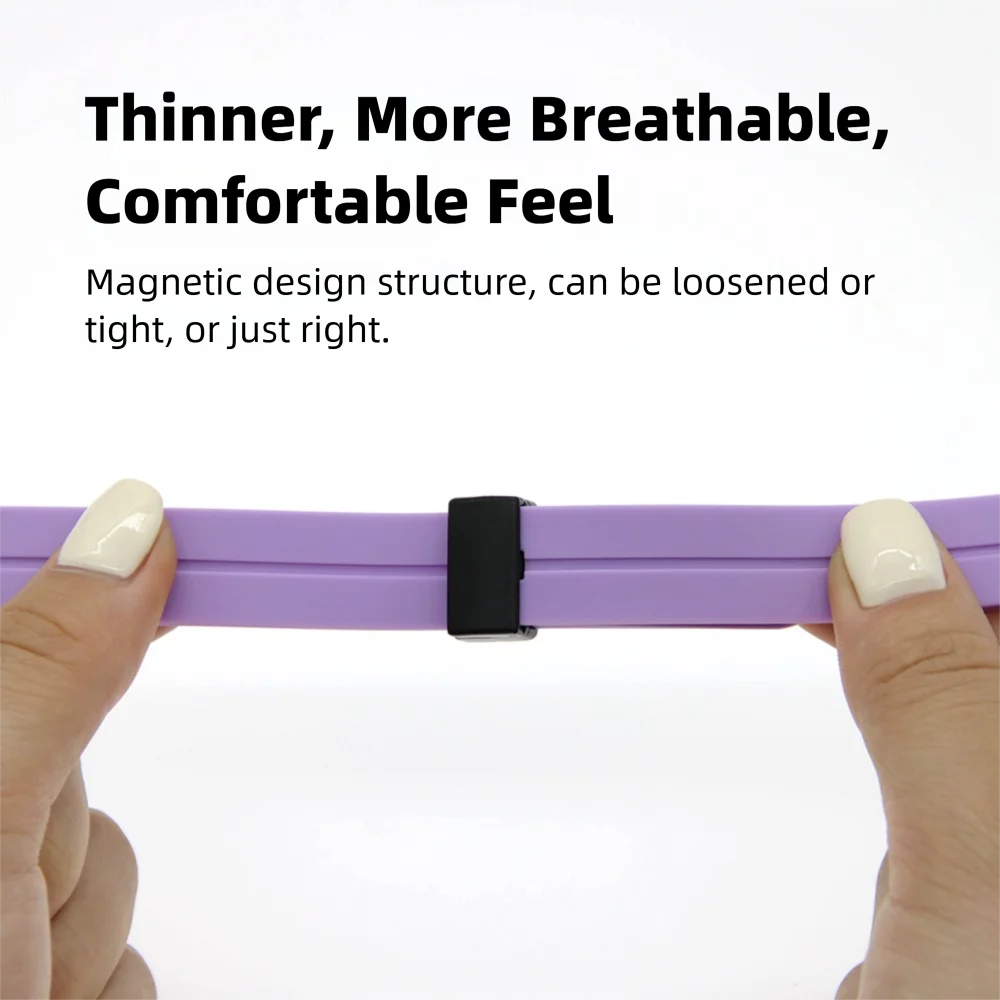 Cinturino per orologio con fibbia pieghevole magnetica per Xiaomi Band 7 Pro Cinturino per orologio intelligente regolabile in silicone delicato sulla pelle a sgancio rapido