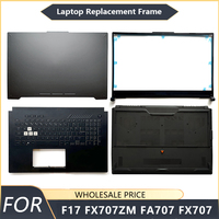NEW For Tianxuan F17 FX707ZM FA707 FX707 Black Laptop LCD Back Cover/Front Bezel/Hinges/Palmrest/Bottom Case
