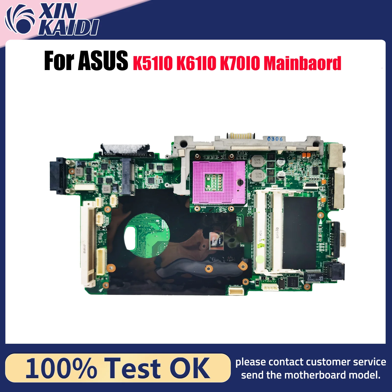 

Материнская плата для ноутбука K51IO для ASUS K51I K51IO, материнская плата для ноутбука Цей товар в наличии, 100% тестирование, ОК, быстрая доставка, высокое качество