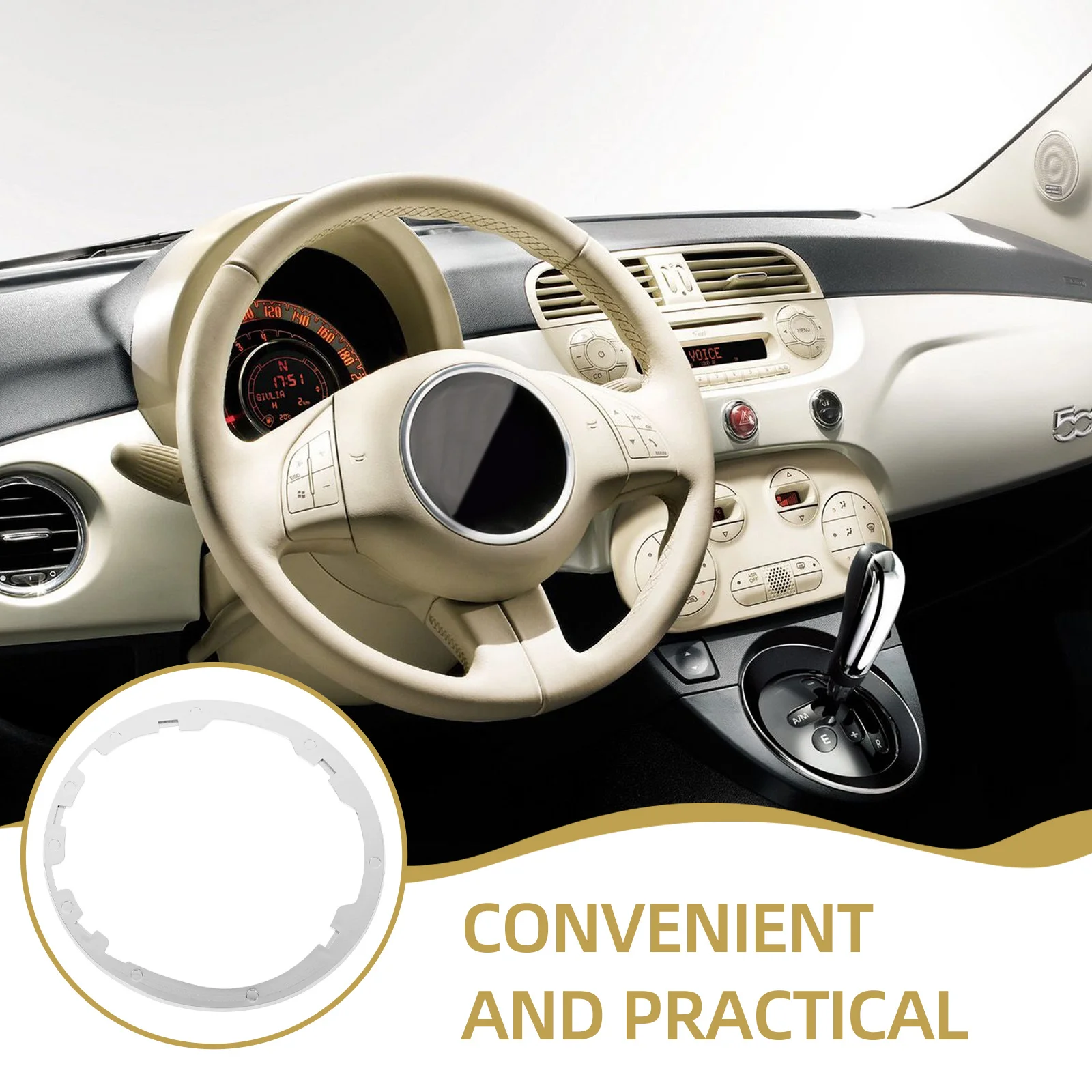 

Gear Shift Gaiter Boot Ring Car Gear Stick Base Holder For Automotive Shifting Lever Durable Auto Parts Accessory