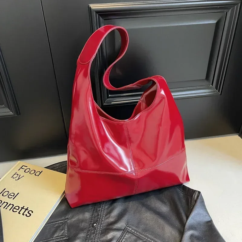 

PU Hasp Sense of Luxury Casual Tote Spring Versatile New Women's Bags on Sale 2025 Brand Retro Commuting Shoulder Bags