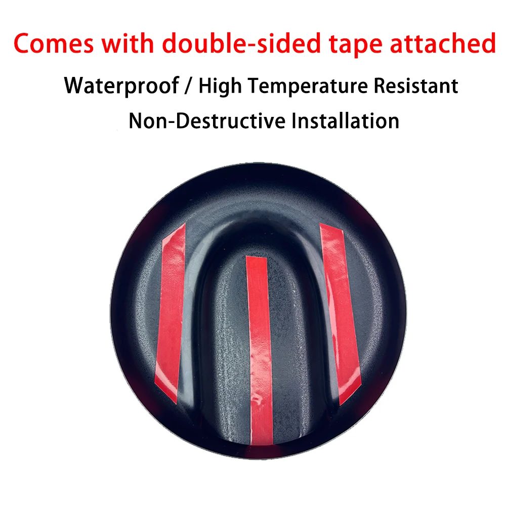 Brand New Plastic Style Gloss Black Car Fuel Tank Cap Cover Sticker For MINI Cooper S JCW Clubman R55 R56 Auto Accessories