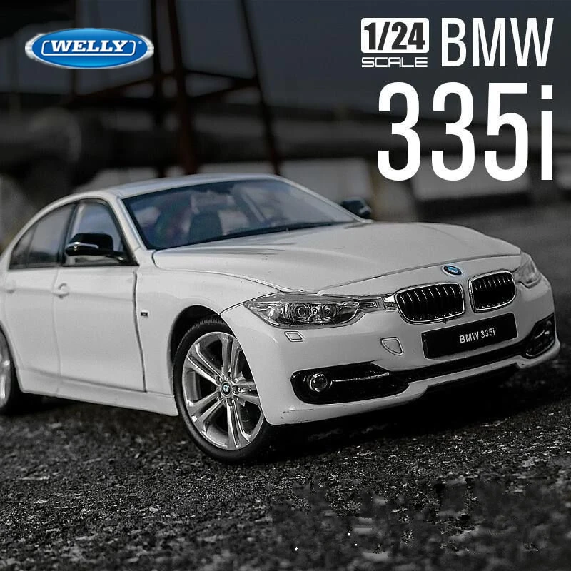 

Welly 1:24 BMW 335I Alloy Sports Car Model Diecast Metal Toy Vehicles High Simulation Collection Children Toys Birthday Gift